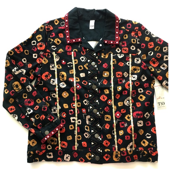 Thomas & Olivia Embellished Fall Jacket - Picture 2 of 7